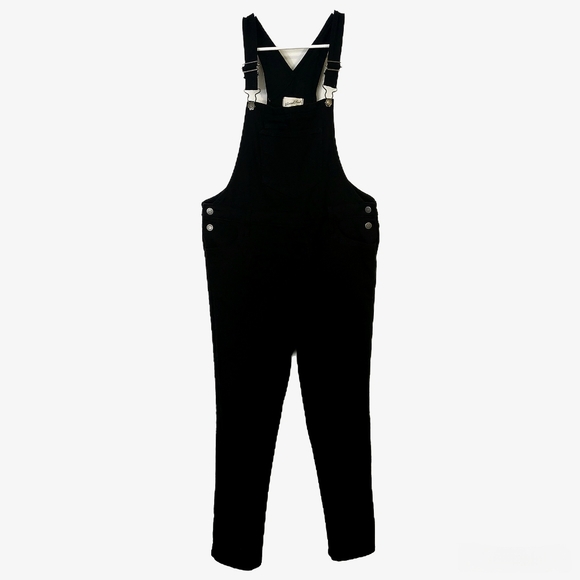 NWOT Black Overalls - Picture 3 of 11